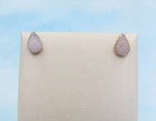 Load image into Gallery viewer, Pear Moonstone Stud Earrings - Joy Dravecky