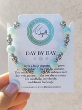 Load image into Gallery viewer, Hemimorphite Silver Day By Day Beaded Bracelet - TJazelle