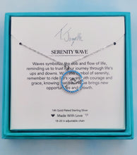 Load image into Gallery viewer, Serenity Wave Silver TJazelle Necklace