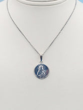 Load image into Gallery viewer, Saint Theresa Pendant &amp; Chain - Sterling Silver