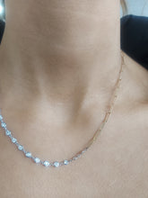 Load image into Gallery viewer, Mix and Match Diamond and Paper Clip Necklace