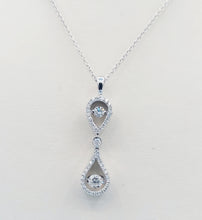 Load image into Gallery viewer, Bowtie Necklace - 14K White Gold