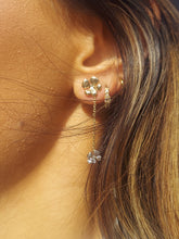 Load image into Gallery viewer, Flower Earrings - 14K Gold