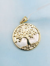 Load image into Gallery viewer, Tree of Life Pendant on adjustable chain - Gold Plated