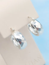 Load image into Gallery viewer, Silver Hammered Hoops Earrings