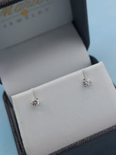 Load image into Gallery viewer, .20 Carat Lab Created Diamond Martini Setting Stud Earrings - 14K White Gold