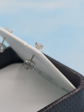 Load image into Gallery viewer, .20 Carat Lab Created Diamond Martini Setting Stud Earrings - 14K White Gold