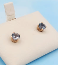 Load image into Gallery viewer, Spinel Stud Earrings - 14K Rose Gold - Marie's Exclusive