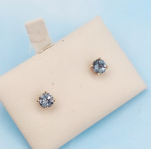 Load image into Gallery viewer, Spinel Stud Earrings - 14K Rose Gold - Marie's Exclusive