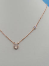 Load image into Gallery viewer, Lucky Horseshoe with CZ Necklace - Chloe &amp; Lois
