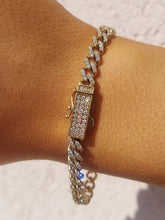 Load image into Gallery viewer, Diamond Link Bracelet - 14K Yellow Gold