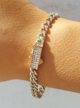 Load image into Gallery viewer, Diamond Link Bracelet - 14K Yellow Gold