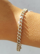 Load image into Gallery viewer, Diamond Link Bracelet - 14K Yellow Gold