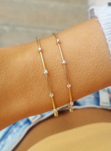 Load image into Gallery viewer, Yellow Gold &amp; Diamond Flex Bangle Bracelet - 14K