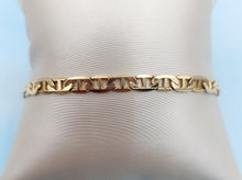 Load image into Gallery viewer, 7" Mariner Link Gold Bracelet - 14K Yellow Gold