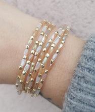 Load image into Gallery viewer, Champagne Crystal Stretch Bracelet