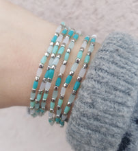 Load image into Gallery viewer, Seaside Crystal Stretch Bracelet