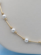 Load image into Gallery viewer, Pearl Necklace - 14K Yellow Gold