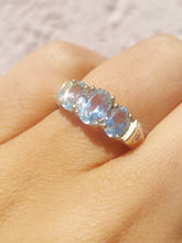 Load image into Gallery viewer, Blue Topaz Estate Ring - 14k Gold