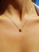Load image into Gallery viewer, Opal Bezel Necklace - 14K Yellow Gold - Marie's Custom Design