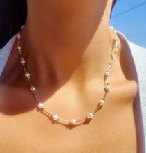 Load image into Gallery viewer, Pearl Necklace - 14K Yellow Gold