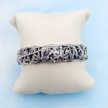 Load image into Gallery viewer, Art Deco Cuff Bracelet - Sterling Silver