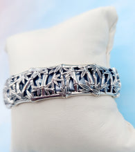 Load image into Gallery viewer, Art Deco Cuff Bracelet - Sterling Silver