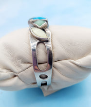 Load image into Gallery viewer, Multi Turquoise Cuff Bracelet - Sterling Silver