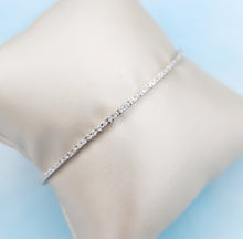 Load image into Gallery viewer, Lab Diamond Tennis Bracelet - 14K White Gold
