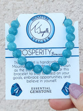 Load image into Gallery viewer, "Prosperity" Mountain Blue Jade Stacker - TJazelle
