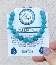 Load image into Gallery viewer, "Prosperity" Mountain Blue Jade Stacker - TJazelle