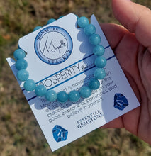 Load image into Gallery viewer, "Prosperity" Mountain Blue Jade Stacker - TJazelle