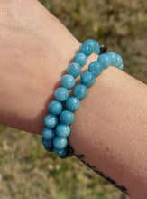 Load image into Gallery viewer, "Prosperity" Mountain Blue Jade Stacker - TJazelle