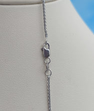 Load image into Gallery viewer, 22" Sparkly-Cut Wheat Chain - 14K White Gold
