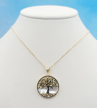 Load image into Gallery viewer, Tree of Life Pendant on adjustable chain - Gold Plated