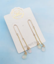 Load image into Gallery viewer, Opal Rayne Drop Earrings - Lotus Jewelry