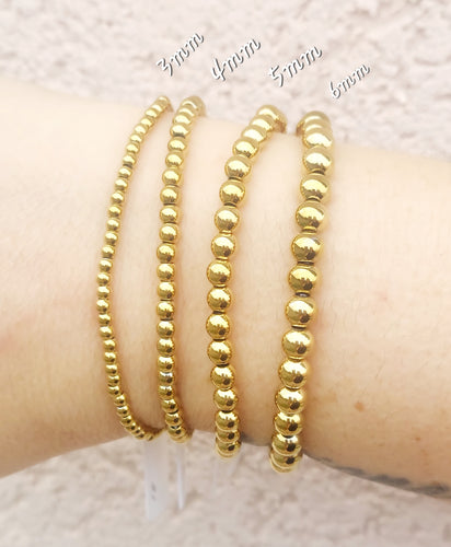 Classic Gold Ball Bracelets