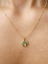 Load image into Gallery viewer, Palm Tree Charm on Beaded Ball Chain