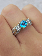 Load image into Gallery viewer, Blue Topaz Ring - 10k Ring