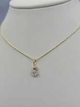 Load image into Gallery viewer, Diamond "S" Initial &amp; Razza Chain - 14K Yellow Gold