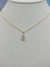 Load image into Gallery viewer, Diamond "S" Initial &amp; Razza Chain - 14K Yellow Gold
