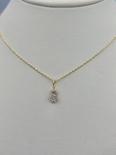 Load image into Gallery viewer, Diamond "S" Initial &amp; Razza Chain - 14K Yellow Gold