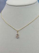 Load image into Gallery viewer, Diamond "S" Initial &amp; Razza Chain - 14K Yellow Gold