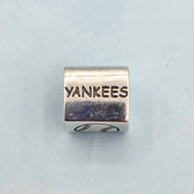 Load image into Gallery viewer, YANKEES Bead - Sterling Silver