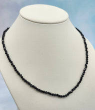 Load image into Gallery viewer, Black Spinel Necklace