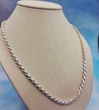 Load image into Gallery viewer, 24" Rope Chain - Sterling Silver