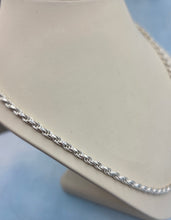 Load image into Gallery viewer, 24" Rope Chain - Sterling Silver