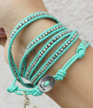 Load image into Gallery viewer, Mint Chan Luu Wrap Bracelet