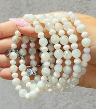 Load image into Gallery viewer, Moonstone &amp; Beige Crystal TJazelle &amp; Marie's Limited Edition Bracelet (Vaca Vibes)