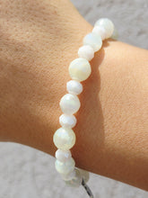Load image into Gallery viewer, Moonstone &amp; Beige Crystal TJazelle &amp; Marie's Limited Edition Bracelet (Vaca Vibes)